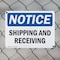 Signmission Shipping And Receiving, 10 in W x Rectangle, Plastic OS-2PACK-NS-P-710-L-16560 - alternate 5